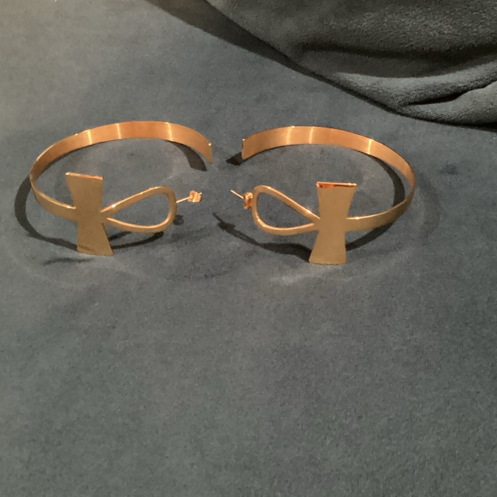 Gold-Tone Bow Cuff Bracelets